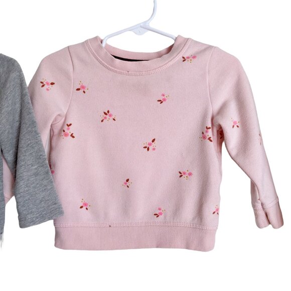 Baby Girl Sweater Bundle 18M Long Sleeve Set Ruffle Floral Gap Cat & Jack Pink - Picture 3 of 6